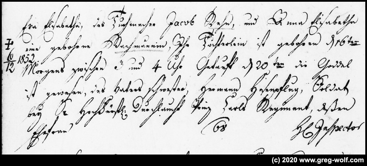 REHM Eva Elisabeth - Bad Hersfeld, Hessen, Allemagne - o 1790 - sosa 0111 